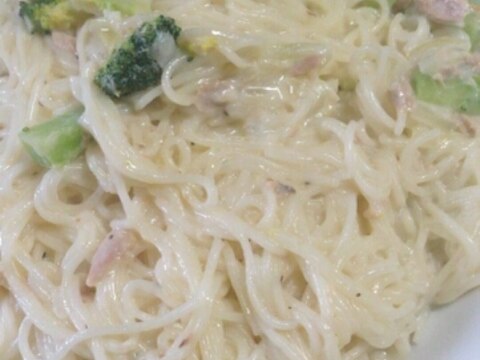 ひとりランチ☆クリームそうめん